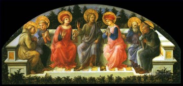 Filippino Lippi Painting - Seven Saints Christian Filippino Lippi